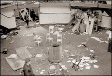 Post-riot interior, Kingston Penitentiary