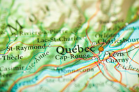 map showing Quebec