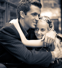 a father and daughter