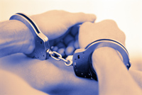 a person in handcuffs
