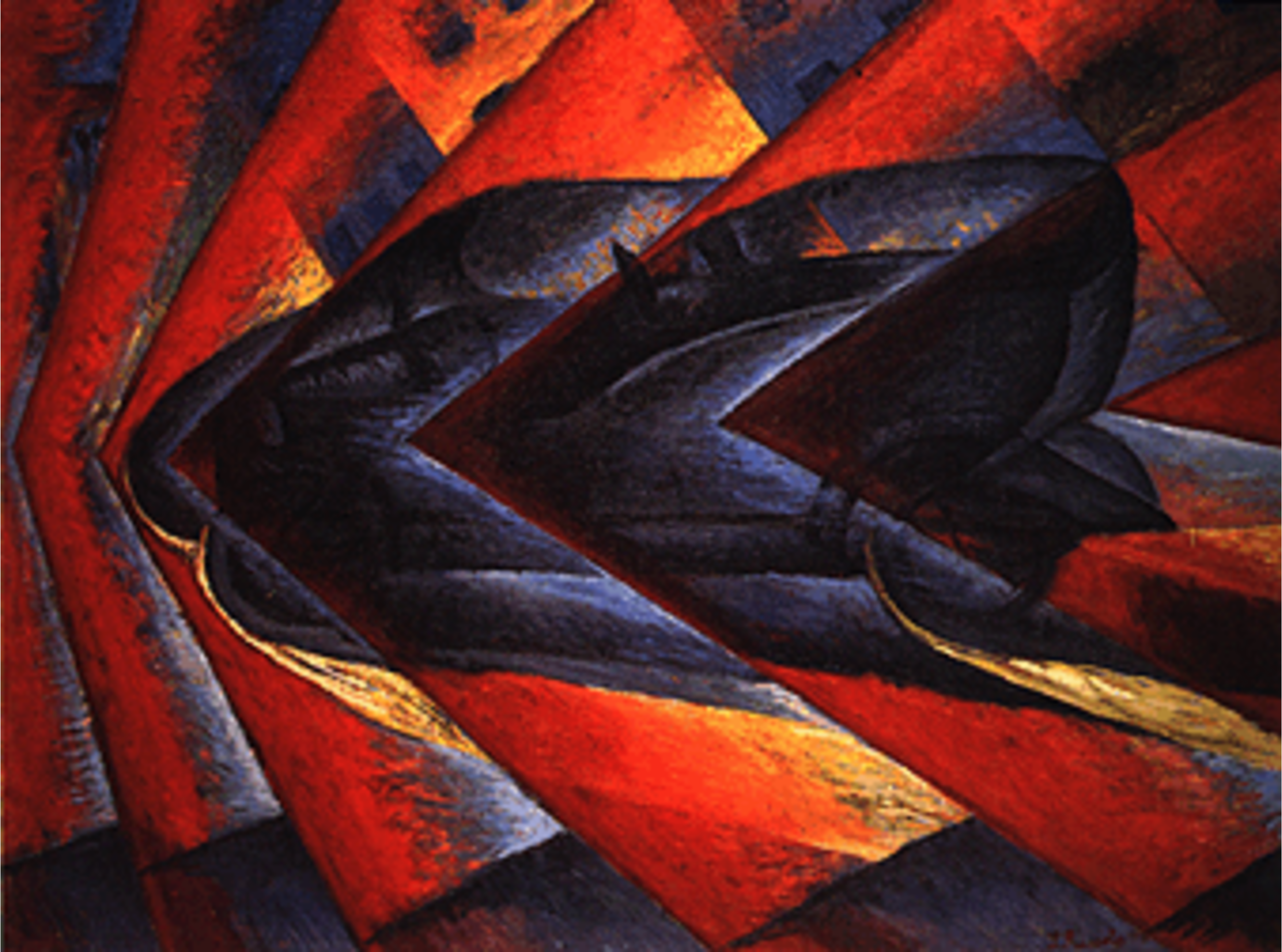 Russolo, Dynamism of an Automobile (1914)
