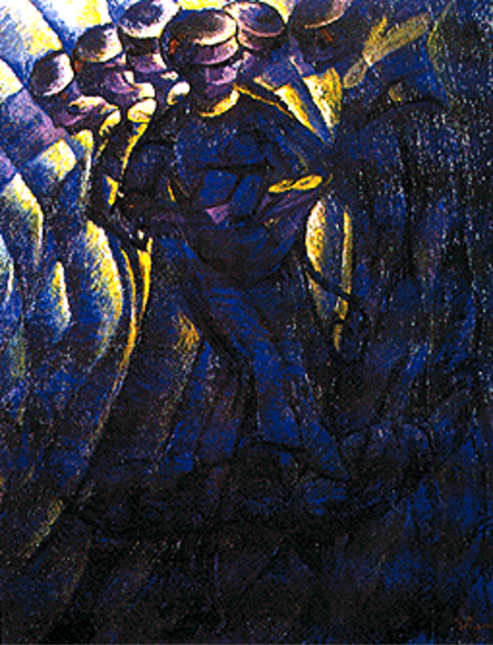 Russolo, Simultaneous Movements of a Woman (1913)