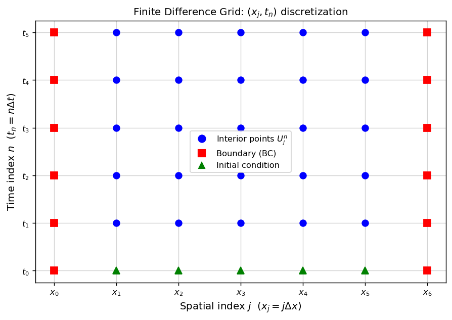Finite difference grid