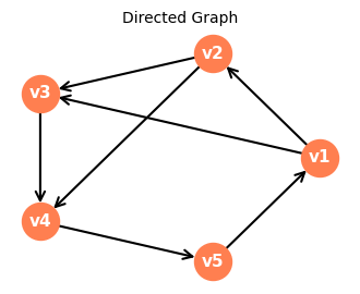A directed graph