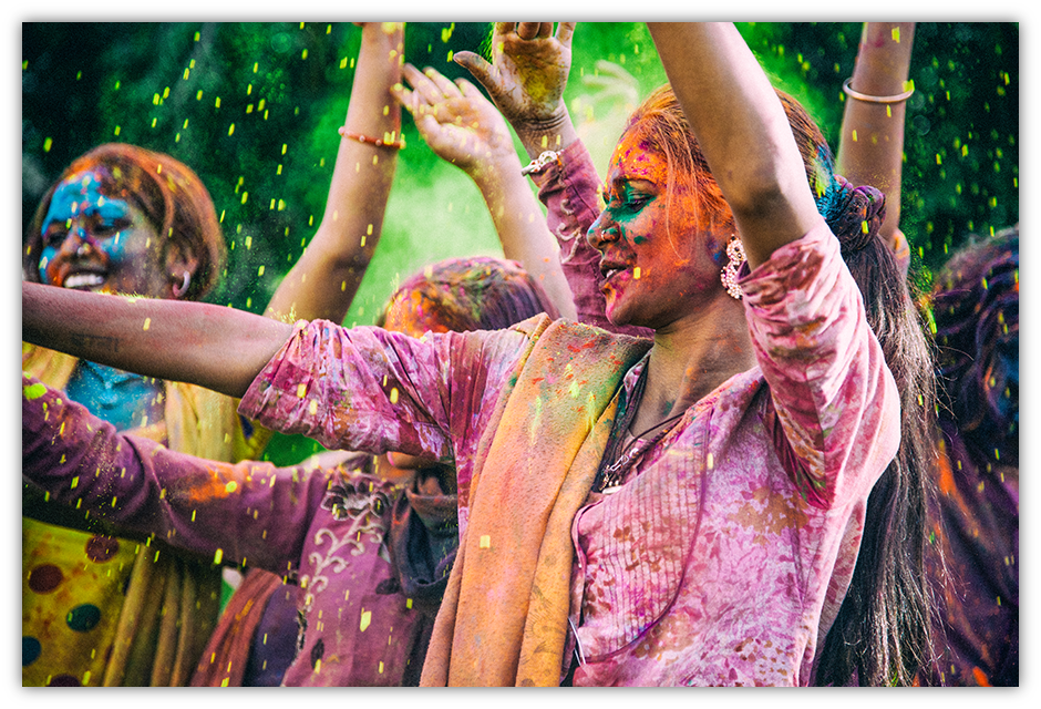 Holi celebration